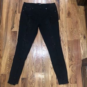Black Ripped Jeans